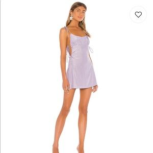 Revolve Superdown Tanea Mini Dress in Lavender